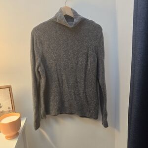 Abercrombie & Fitch Charcoal Turtleneck Wool-blend Sweater Size XL